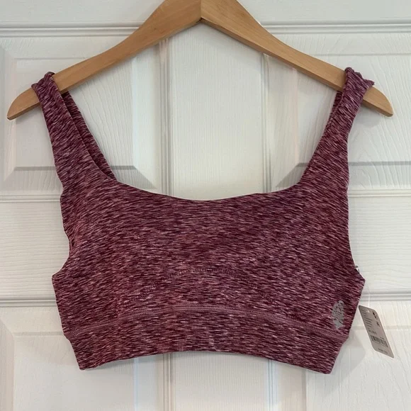 NWT Free People Winter Wonders Bra in Winterberry, size M/L - Picture 3 of 8